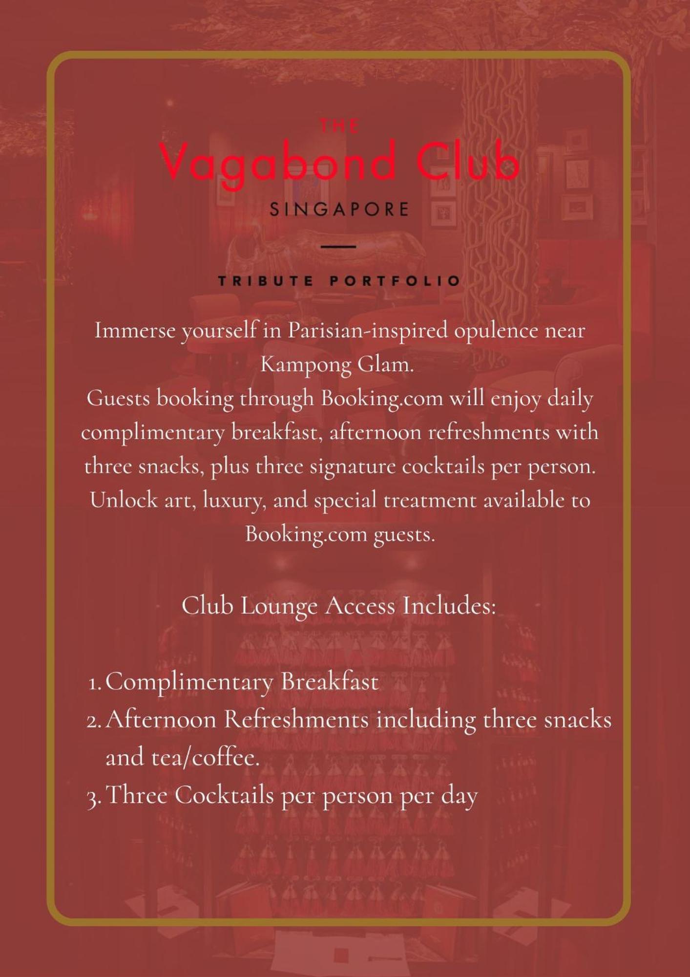 The Vagabond Club, A Tribute Portfolio Hotel Σιγκαπούρη Εξωτερικό φωτογραφία